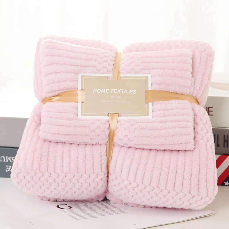 Microfiber Bath Towels Set - 2 Extra Large Towels 140x70cm & 75x35cm, Quick-Dry, Hypoallergenic, Solid Color, Suitable for Home, Gym, Traveling, Room Rectangle