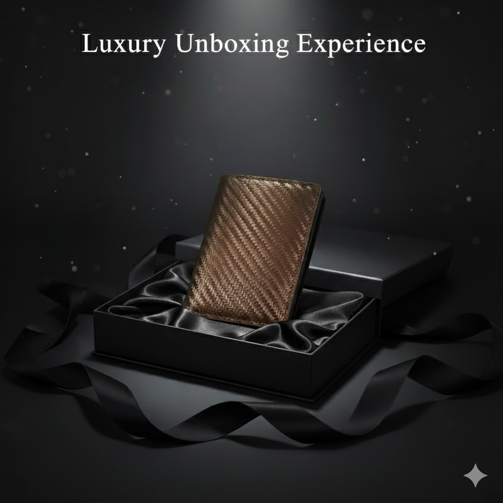 Men's Wallet with Pop-Up Card Eject & RFID Blocking Metal – Slim Minimalist Bifold