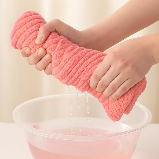 Super Soft Coral Fleece Bath Towel Set – Quick Dry, Ultra Absorbent & Lint-Free Microfiber Towels for Home, Gym, Travel (2-Pack)