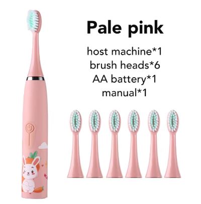 Sonic Electric Toothbrush for Kids – Waterproof & Rechargeable with 4 Modes, 5 Heads for Daily Sensitive Cleansing