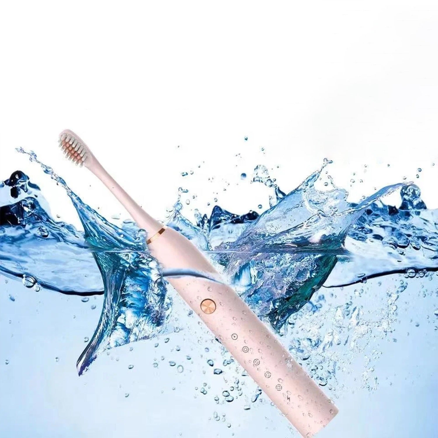 Sonic Electric Toothbrush Kit with 6 Cleaning Modes, 1 Rechargeable Deep Cleaning Toothbrush with 4 Brush Heads, Waterproof, 3.7V, USB Rechargeable for Oral Cleansing White