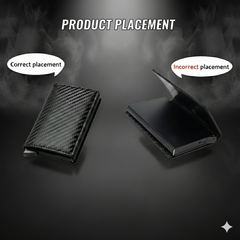 Men's Wallet with Pop-Up Card Eject & RFID Blocking Metal  – Slim Minimalist Bifold