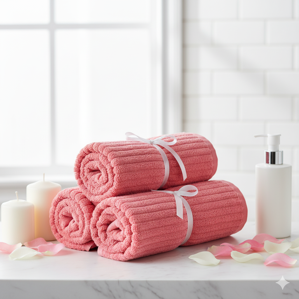 Super Soft Coral Fleece Bath Towel Set – Quick Dry, Ultra Absorbent & Lint-Free Microfiber Towels for Home, Gym, Travel (2-Pack)