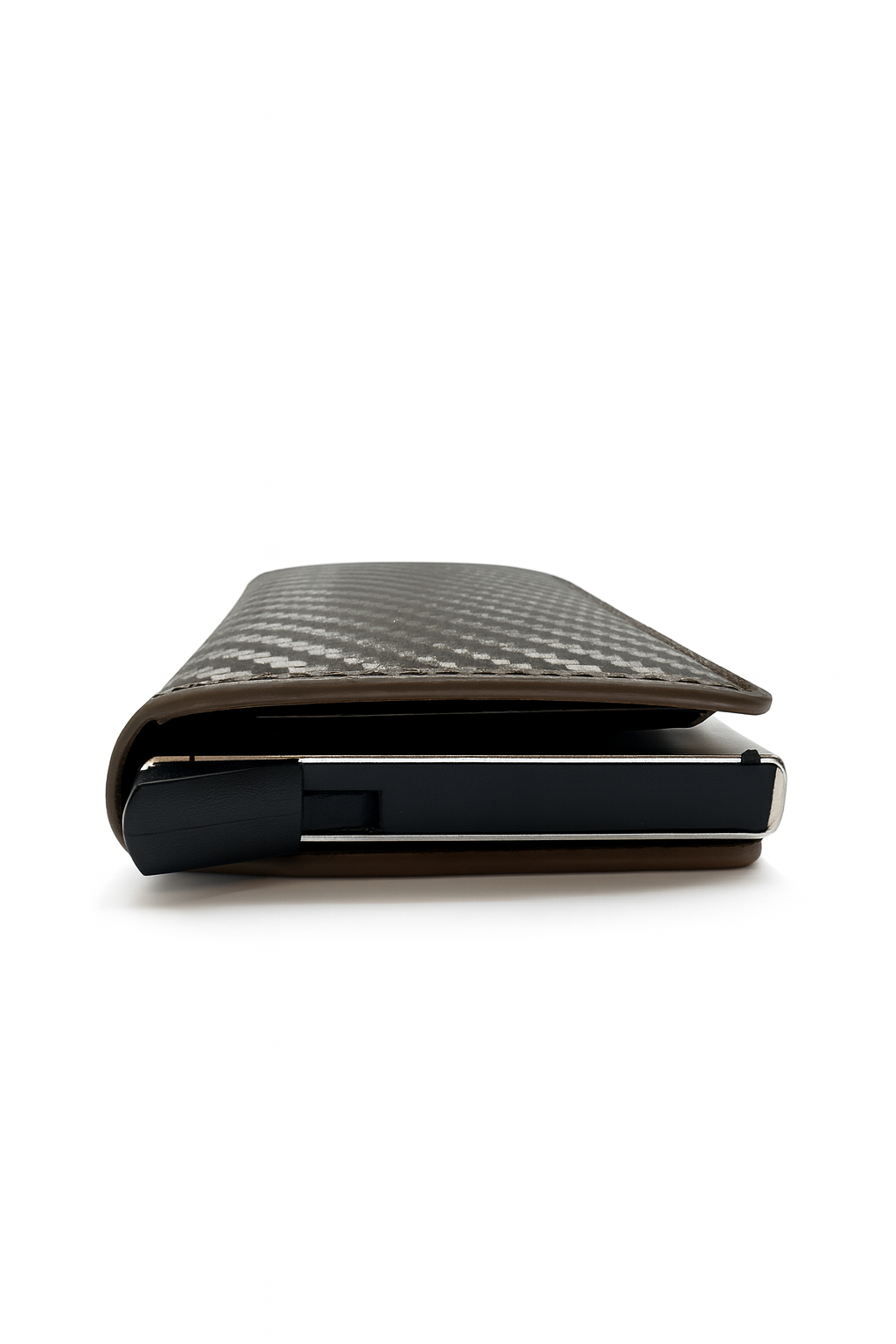 Men's Wallet with Pop-Up Card Eject & RFID Blocking Metal  – Slim Minimalist Bifold