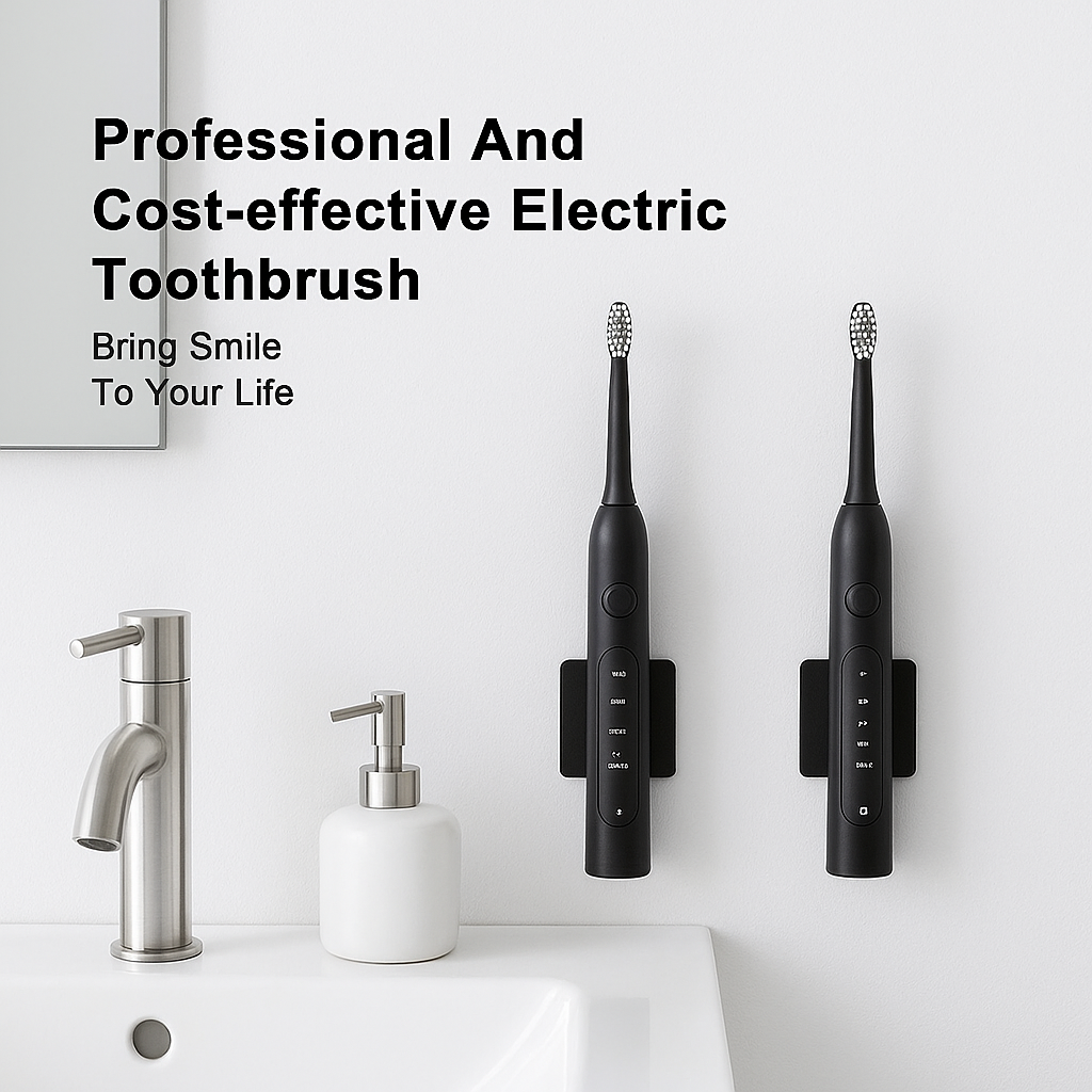 Rechargeable Sonic Electric Toothbrush for Adults – 8 Replacement Heads & 5 Modes