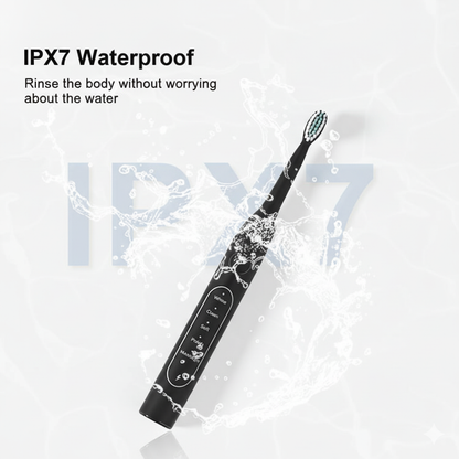 Rechargeable Sonic Electric Toothbrush for Adults – 8 Replacement Heads & 5 Modes