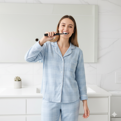 Rechargeable Sonic Electric Toothbrush for Adults – 8 Replacement Heads & 5 Modes