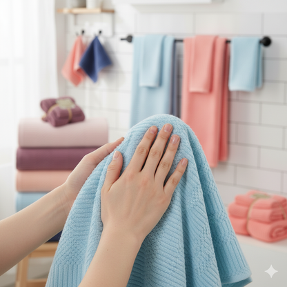 Microfiber Towel for Kitchen & Car – Quick Dry, 400 GSM, 15X Water Absorbent