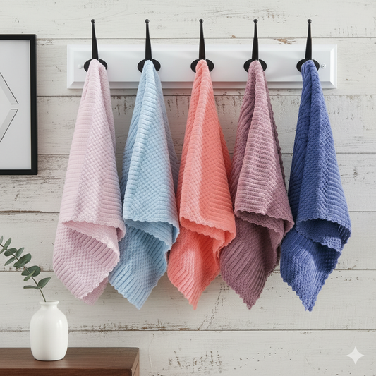 Microfiber Towel for Kitchen & Car – Quick Dry, 400 GSM, 15X Water Absorbent