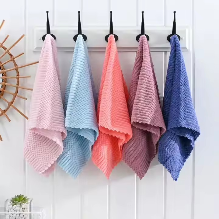 Microfiber Bath Towels Set - 2 Extra Large Towels 140x70cm & 75x35cm, Quick-Dry, Hypoallergenic, Solid Color, Suitable for Home, Gym, Traveling, Room Rectangle